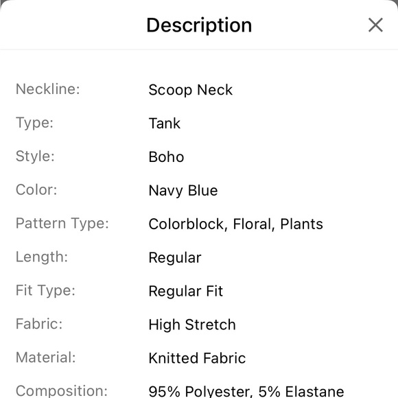 Plus Floral Print Tank Top For Summer - Picture 3 of 5